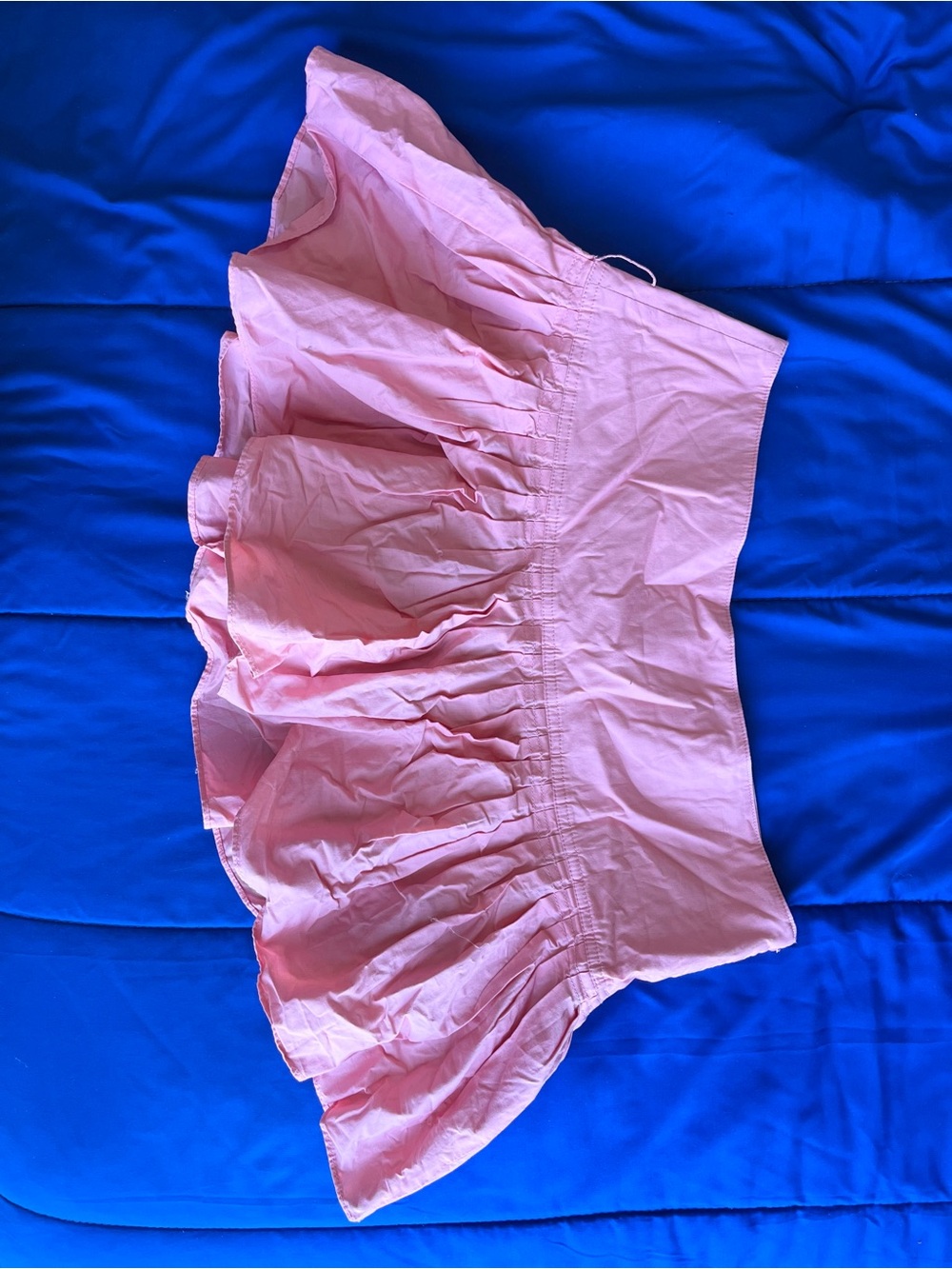 PLUGG Lollipop Light Pink Ruffle Short Mini Skirt Juniors 11 NWT